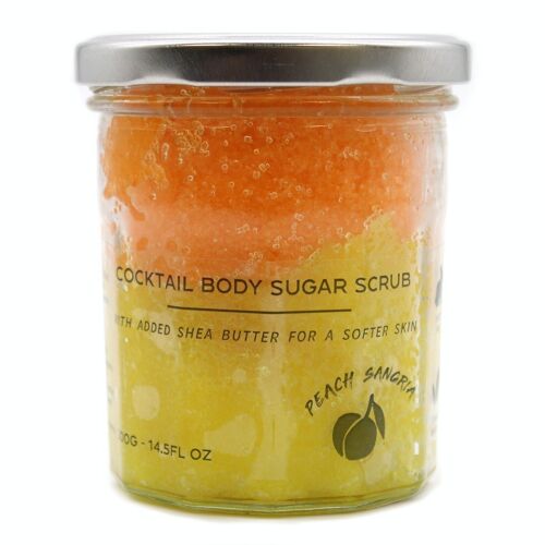 FSBS-02 - Fragranced Sugar Body Scrub - Peach Sangria 300g - Sold in 3x unit/s per outer