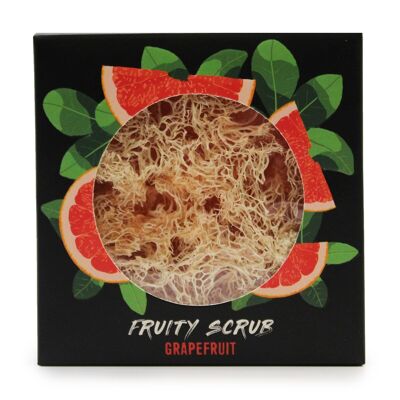 FSS-02 - Fruity Scrub Soap on a Rope - Grapefruit - Sold in 4x unit/s per outer