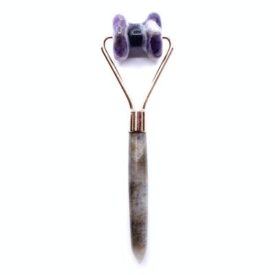 GemFR-09 - Gemstone Jawline Roller - Amethyst - Sold in 1x unit/s per outer