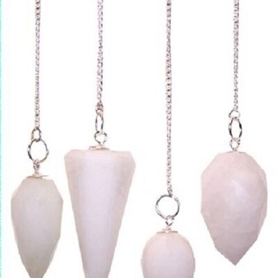 GemMP-18 - Magic Pendulum - Snow Quartz - Sold in 3x unit/s per outer