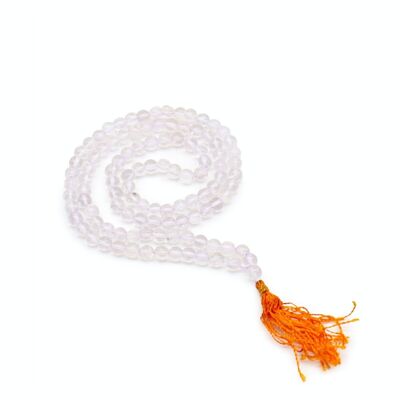 GMala-06 - 108 Bead Mala - Rock Crystal - Sold in 1x unit/s per outer