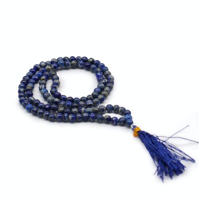 GMala-13a - 108 Bead Mala - Lapis - Sold in 1x unit/s per outer