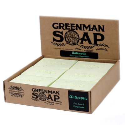 GMSoap-05 - Greenman Soap 100g - Antiséptico Spot Attack - Vendido en 12x unidad/s por exterior