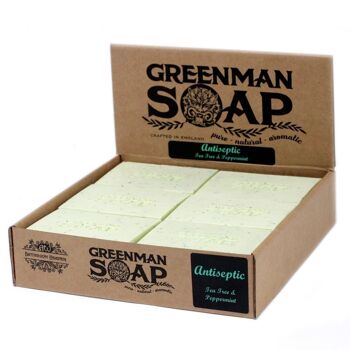 GMSoap-05 - Savon Greenman 100g - Antiseptique Spot Attack - Vendu en 12x unité/s par extérieur 1