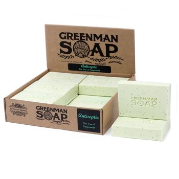 GMSoap-05 - Savon Greenman 100g - Antiseptique Spot Attack - Vendu en 12x unité/s par extérieur 2