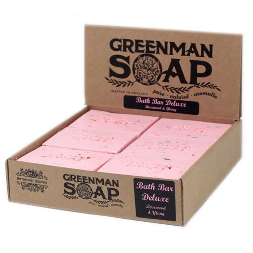 GMSoap-07 - Greenman Soap 100g - Bath Bar Deluxe - Sold in 12x unit/s per outer