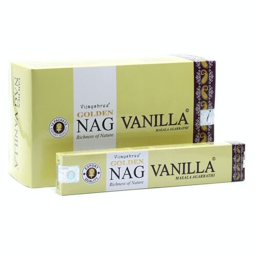 GoldNCi-12 - 15g Golden Vanilla Incense - Sold in 12x unit/s per outer