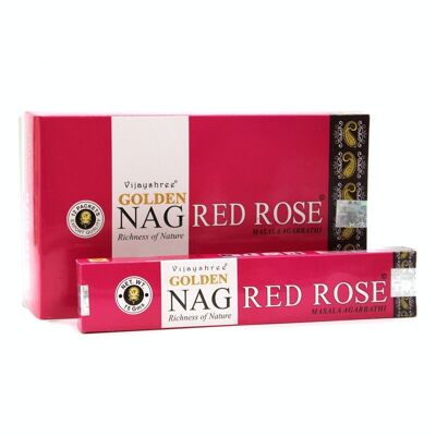 GoldNCi-21 - 15 g Golden Nag - Rote Rose - Verkauft in 12x Einheit/s pro Hülle