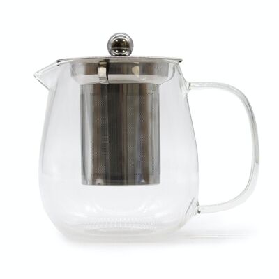GTeaP-03 - Teekanne mit Teesieb aus Glas - Zeitgenössisch - 550 ml - Verkauft in 1x Einheit/en pro Äußerem