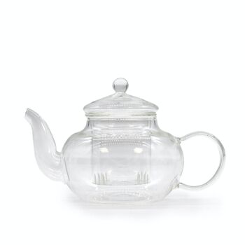 GTeaP-04 - Théière Infuseur en Verre - Perle Ronde - 400ml - Vendu en 1x unité/s par extérieur 1