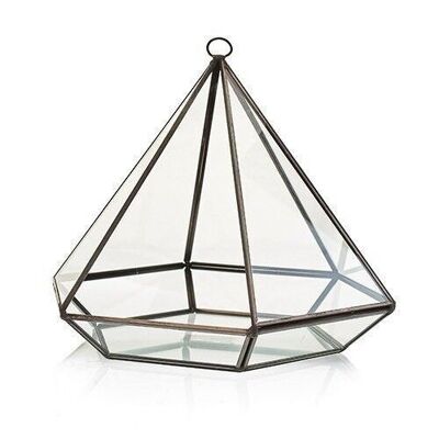 GTer-04 - Glass Terrarium - Large Diamond - Sold in 1x unit/s per outer