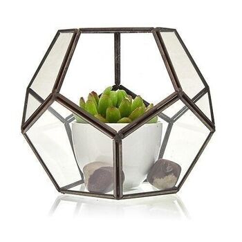 GTer-05 - Terrarium en verre - Grand octogone - Vendu en 1x unité/s par extérieur 2