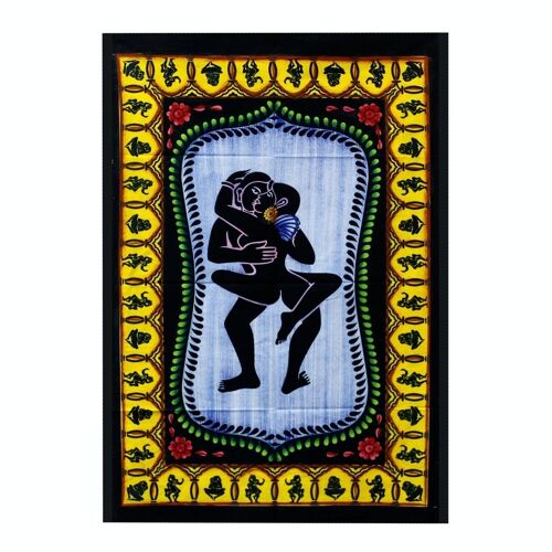 HBWA-05 - Handbrushed Cotton Wall Art - Kamasutra - Sold in 1x unit/s per outer