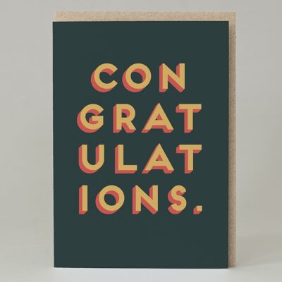 Congratulations - Bold