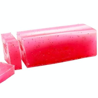 HCS-15 - Raspberry & Blackpepper - Soap Loaf - Sold in 1x unit/s per outer