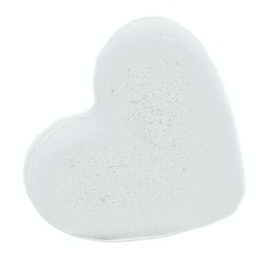 HeartB-03a - Love Heart Bath Bomb 70g - Coconut - Sold in 16x unit/s per outer