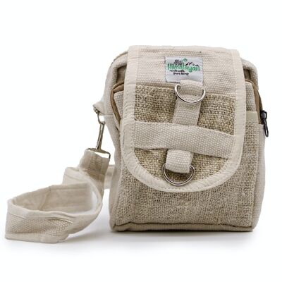 HempB-15 - Body-Cross Reisetasche aus natürlichem Hanf und Baumwolle - Verkauft in 1x Einheit/en pro Außenhülle