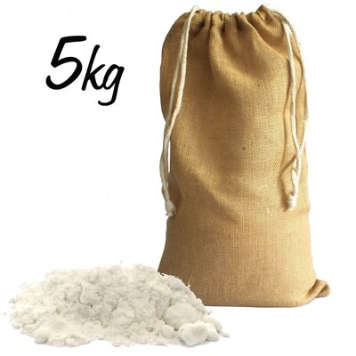 HSalt-50 - White Himalayan Bath Salts Fine Grain - 5kg Sack - Sold in 1x unit/s per outer