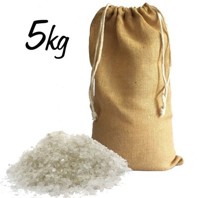 HSalt-51 - White Himalayan Bath Salts 3-5mm - 5kg Sack - Sold in 1x unit/s per outer