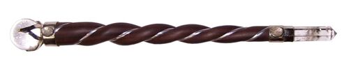 HWand-01 - Twisted Wood and Rock Quartz Wand - Sold in 5x unit/s per outer