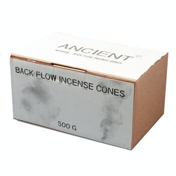 iBackFl-02 - Boîte de 500g de cônes d'encens à contre-courant - Frank & Myrrh (environ 225 pcs) - Vendu en 1x unité/s par extérieur 2