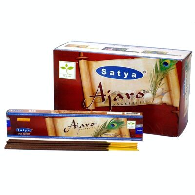 iSatya-01 - Satya Incense 15gm - Ajaro - Sold in 12x unit/s per outer