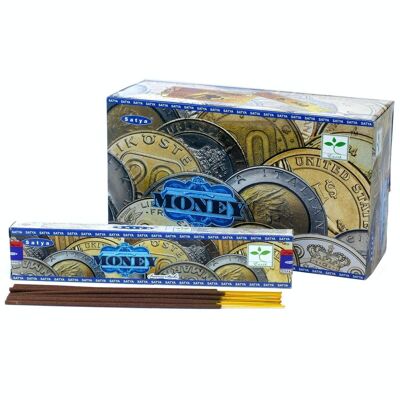 iSatya-02 - Satya Incense 15gm - Money - Sold in 12x unit/s per outer