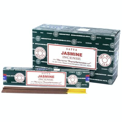 iSatya-11 - Satya Incense 15gm - Jasmine - Sold in 12x unit/s per outer