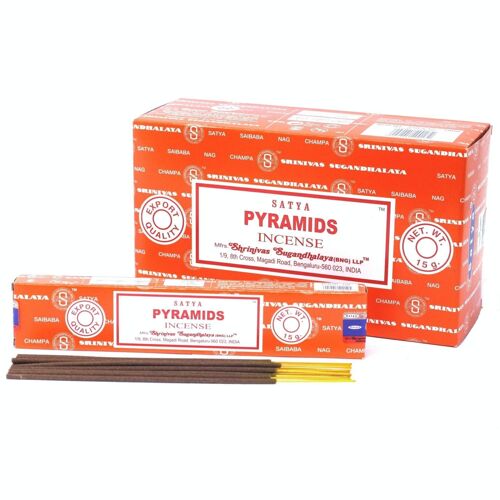 iSatya-17 - Satya Incense 15gm - Pyramid - Sold in 12x unit/s per outer