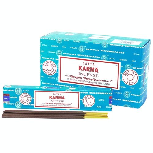 iSatya-19 - Satya Incense 15gm - Karma - Sold in 12x unit/s per outer