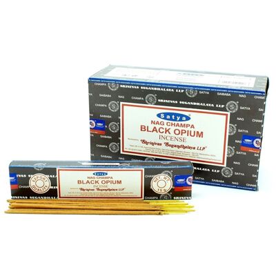 iSatya-34 - Satya Incense Sticks 15g - Black Opium - Sold in 12x unit/s per outer