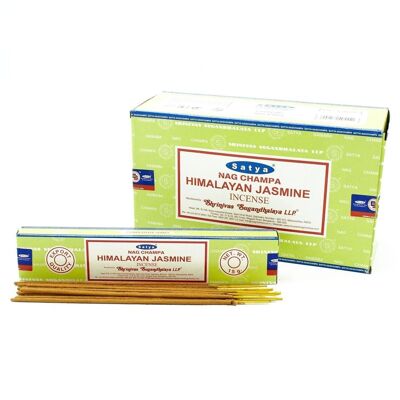 iSatya-37 - Satya Incense Sticks 15g - Himalayan Jasmine - Sold in 12x unit/s per outer