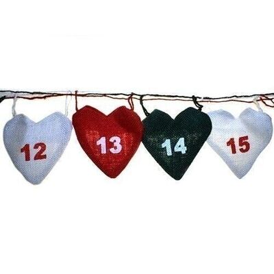 JAdC-02 - Christmas Hearts Advent Calendar - Sold in 1x unit/s per outer