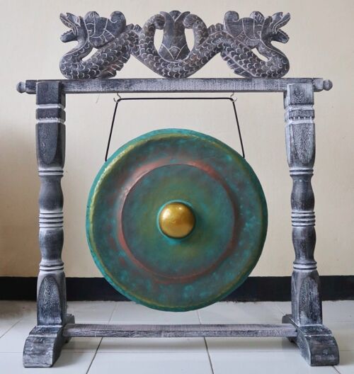 JCG-02 - Small Gong in Stand - 25cm - Greenwash - Sold in 1x unit/s per outer