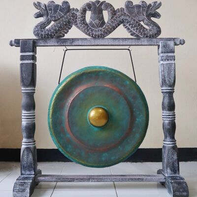 JCG-04 - Medium Gong in Stand - 35cm - Greenwash - Sold in 1x unit/s per outer