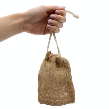 JSack-04 - Sac en jute extra petit - 100x150mm - Vendu en 10x unité/s par extérieur 6