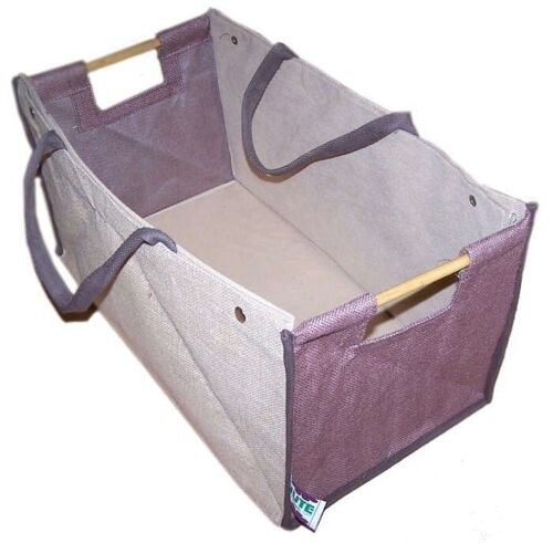 JuteFF-02 - Oblong Fold Flat Jute Box- 28x54cm - Sold in 5x unit/s per outer