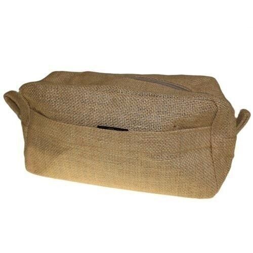 JuteTB-01 - Jute Toiletry Bag - Natural - Sold in 6x unit/s per outer
