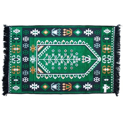 KRug-04 - Kilim Rug 125x80 cm - Green - Sold in 1x unit/s per outer