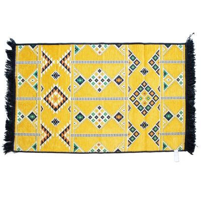 KRug-05 - Tappeto Kilim 125x80 cm - Giallo - Venduto in 1x unità/i per esterno