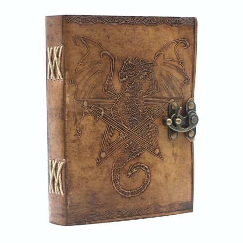 LBN-02 - Leather Dragon Notebook (6x8") - Sold in 1x unit/s per outer