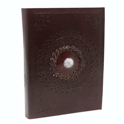 LBN-12 - Leather Moonstone Notebook (7x5") - Sold in 1x unit/s per outer