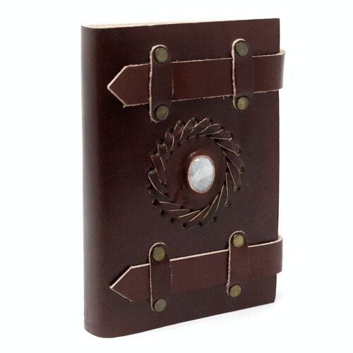 LBN-16 - Leather Moonstone with Belts Notebook (6x4") - Sold in 1x unit/s per outer
