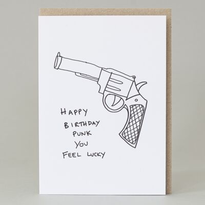 Joyeux anniversaire Punk (inspiré du film Dirty Harry)