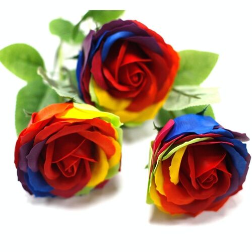 LSF-27 - Luxury Soap Flower - Rainbow - Sold in 6x unit/s per outer
