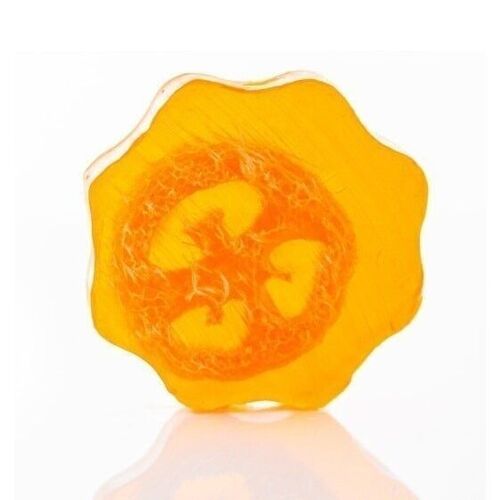 LSL-07 - Loofah Soap Loaf 1.8kg - Orange - Sold in 1x unit/s per outer