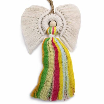MacA-01 - Macrame Angel - Rainbow - Sold in 1x unit/s per outer