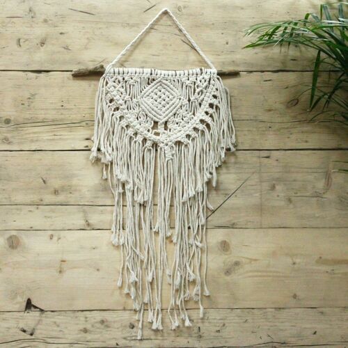 MacW-02 - Macrame Wall Hanging - Home & Heart - Sold in 1x unit/s per outer