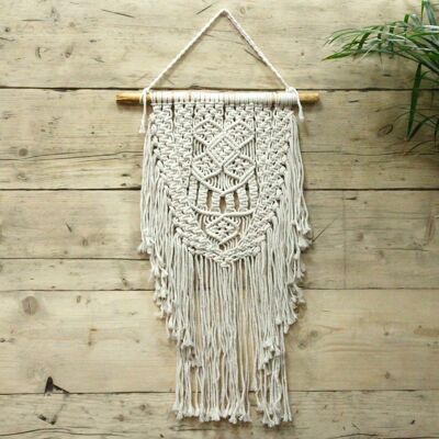 MacW-06 - Macrame Wall Hanging - Over Abundance - Vendido en 1x unidad/es por exterior