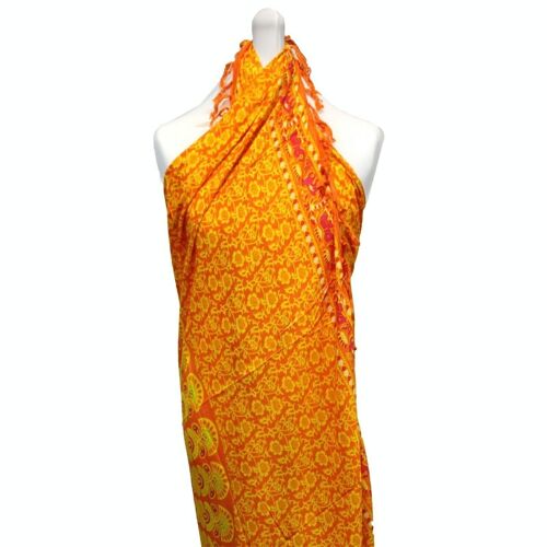 MANT-06 - Lime Orange Mandala Sarongs - Sold in 2x unit/s per outer